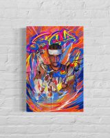 Shai Gilgeous Alexander 14x20 Canvas at PristineAuction.com