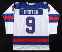 Neal Broten Signed Jersey Inscribed "1980 Gold!" (Beckett) at PristineAuction.com