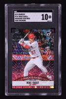 Jo Adell / Mike Trout 2019 Donruss Franchise Features Pink Firework #15 (SGC 10) at PristineAuction.com