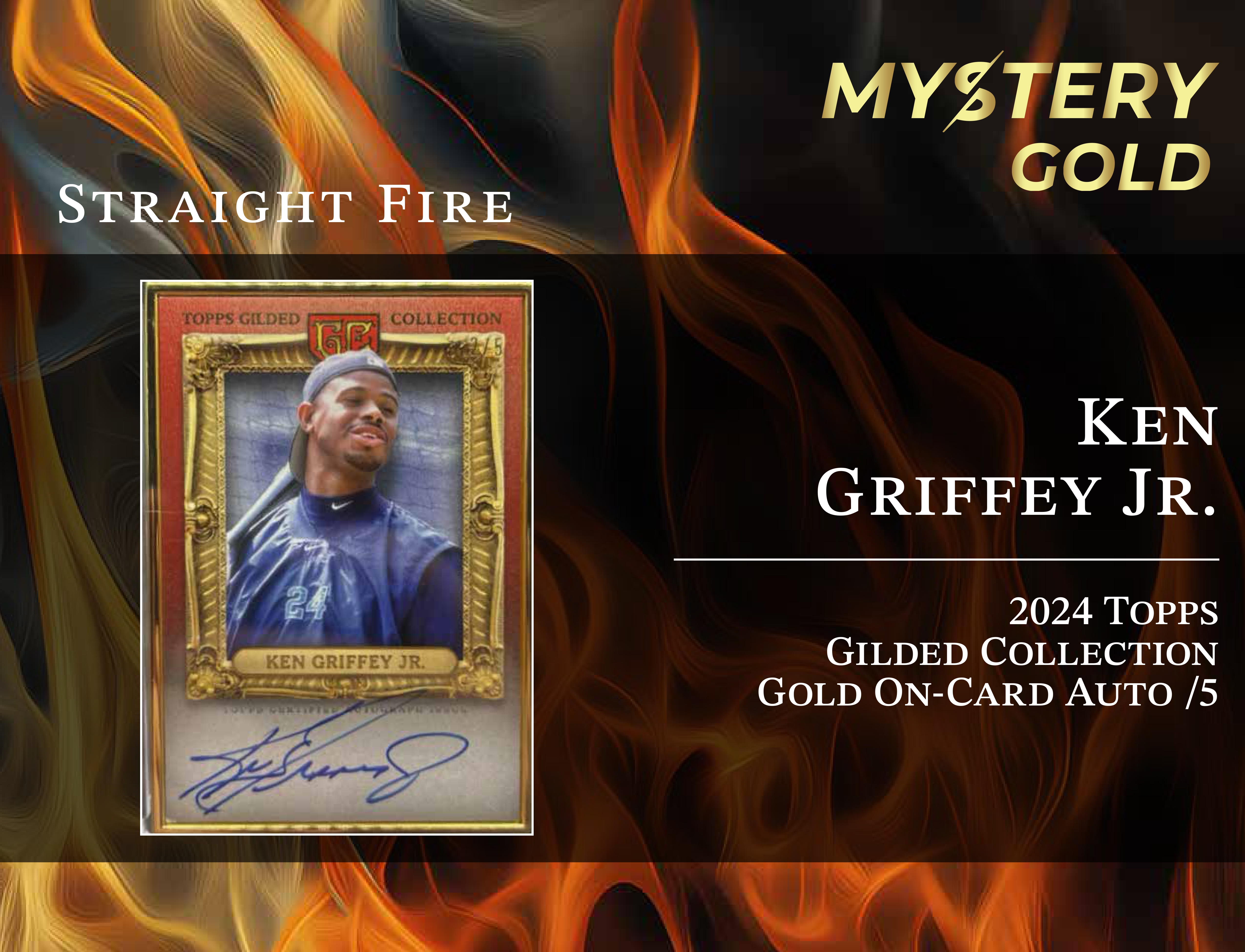 MYSTERY GOLD PRESENTS STRAIGHT FIRE MULTI-SPORT SERIES 1 MYSTERY BOX / PACK - CONTAINS 1 PSA/BGS/CGC/SGC GRADED CARD & 2 AUTO/RELIC CARDS PER PACK! at PristineAuction.com MYSTERY GOLD PRESENTS STRAIGHT FIRE MULTI-SPORT SERIES 1 MYSTERY BOX / PACK - CONTAINS 1 PSA/BGS/CGC/SGC GRADED CARD & 2 AUTO/RELIC CARDS PER PACK! at PristineAuction.com