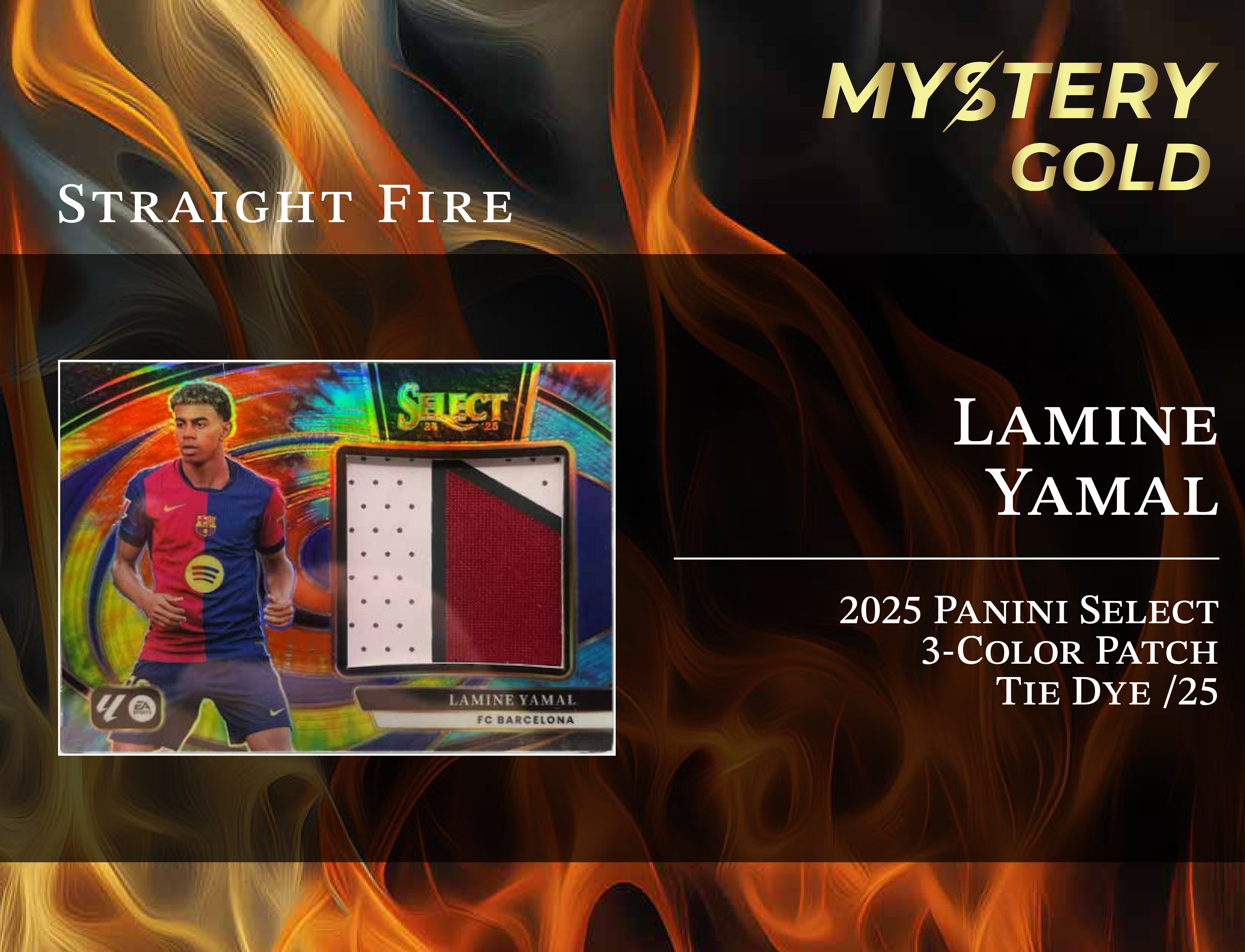 MYSTERY GOLD PRESENTS STRAIGHT FIRE MULTI-SPORT SERIES 1 MYSTERY BOX / PACK - CONTAINS 1 PSA/BGS/CGC/SGC GRADED CARD & 2 AUTO/RELIC CARDS PER PACK! at PristineAuction.com MYSTERY GOLD PRESENTS STRAIGHT FIRE MULTI-SPORT SERIES 1 MYSTERY BOX / PACK - CONTAINS 1 PSA/BGS/CGC/SGC GRADED CARD & 2 AUTO/RELIC CARDS PER PACK! at PristineAuction.com