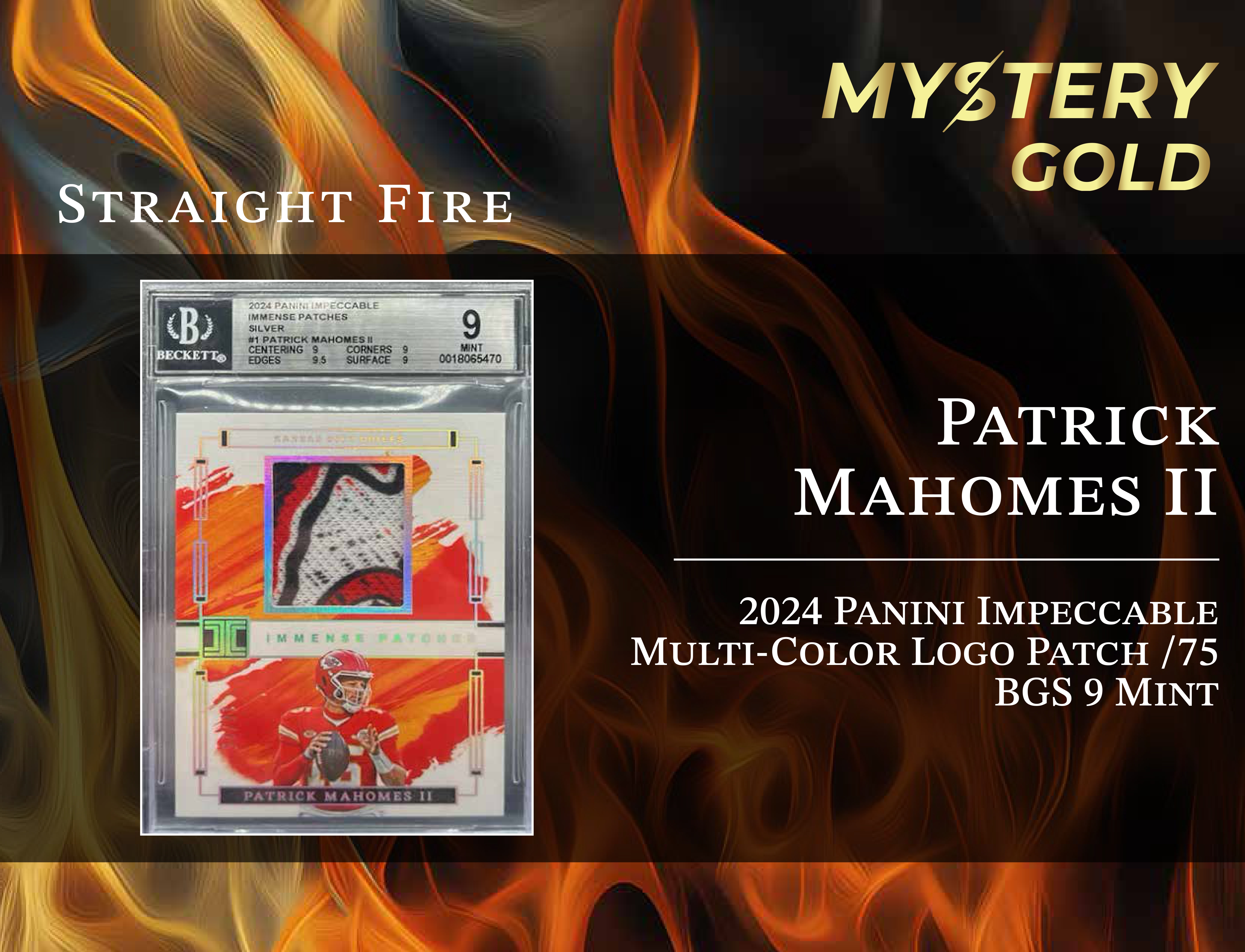 MYSTERY GOLD PRESENTS STRAIGHT FIRE MULTI-SPORT SERIES 1 MYSTERY BOX / PACK - CONTAINS 1 PSA/BGS/CGC/SGC GRADED CARD & 2 AUTO/RELIC CARDS PER PACK! at PristineAuction.com MYSTERY GOLD PRESENTS STRAIGHT FIRE MULTI-SPORT SERIES 1 MYSTERY BOX / PACK - CONTAINS 1 PSA/BGS/CGC/SGC GRADED CARD & 2 AUTO/RELIC CARDS PER PACK! at PristineAuction.com