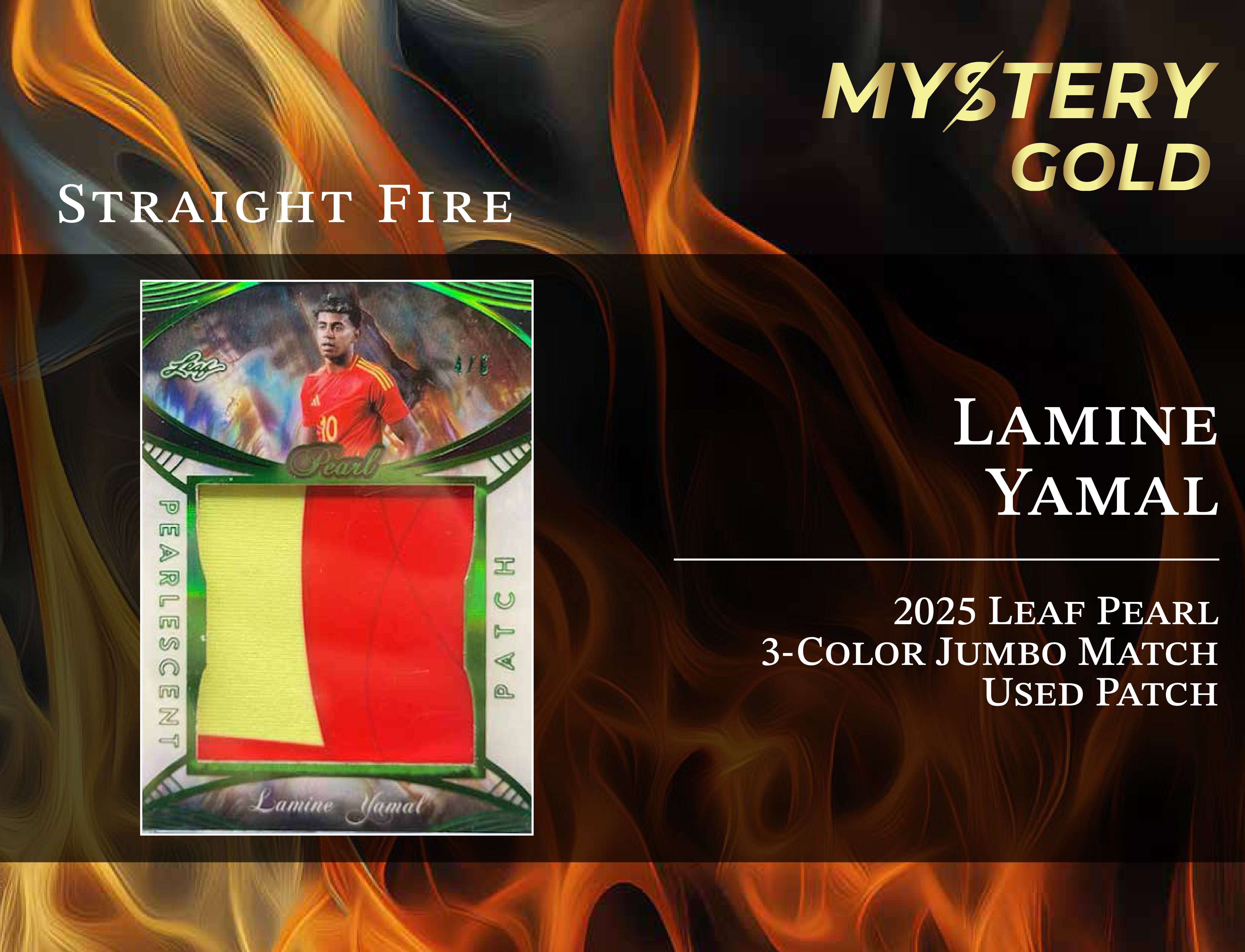 MYSTERY GOLD PRESENTS STRAIGHT FIRE MULTI-SPORT SERIES 1 MYSTERY BOX / PACK - CONTAINS 1 PSA/BGS/CGC/SGC GRADED CARD & 2 AUTO/RELIC CARDS PER PACK! at PristineAuction.com MYSTERY GOLD PRESENTS STRAIGHT FIRE MULTI-SPORT SERIES 1 MYSTERY BOX / PACK - CONTAINS 1 PSA/BGS/CGC/SGC GRADED CARD & 2 AUTO/RELIC CARDS PER PACK! at PristineAuction.com