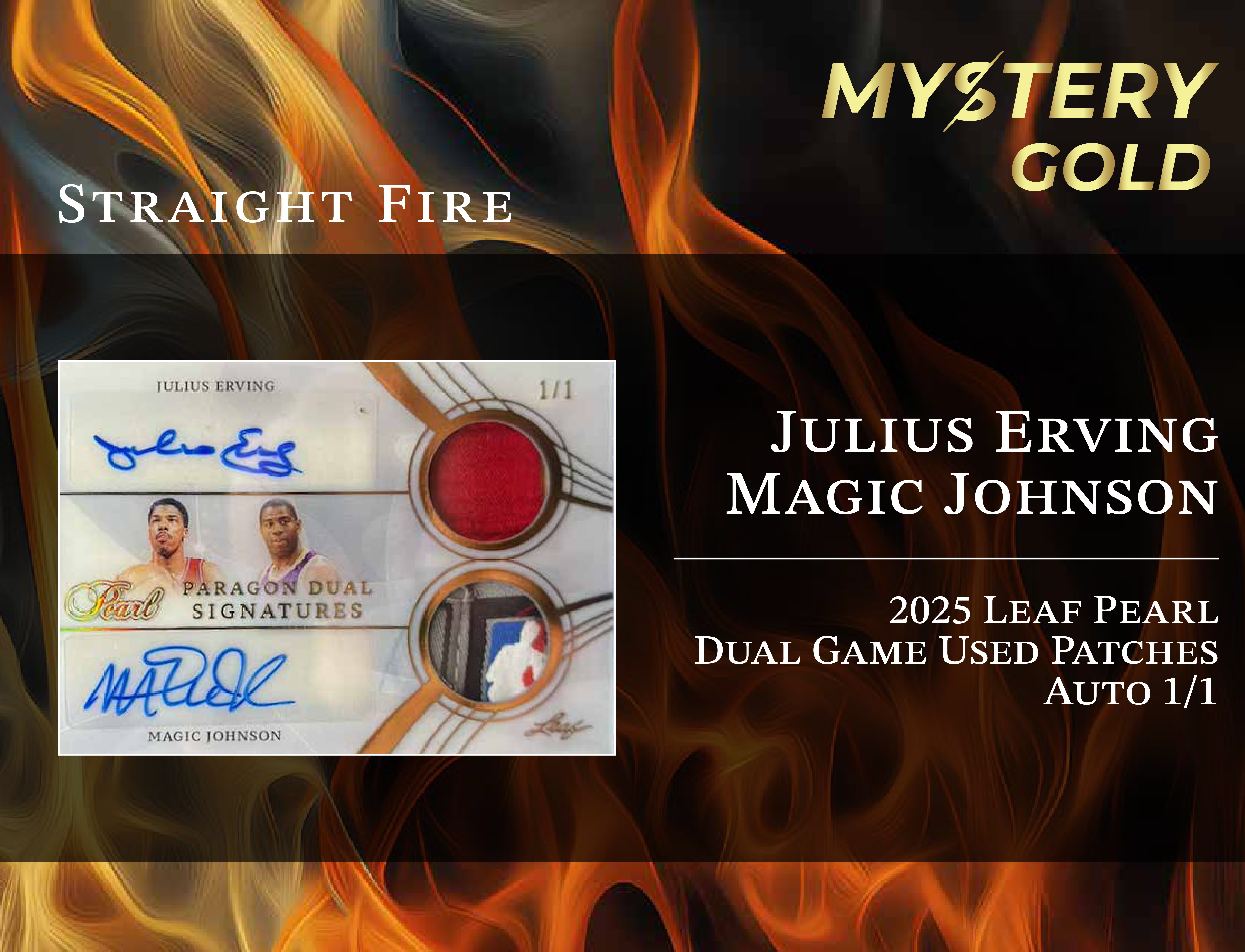 MYSTERY GOLD PRESENTS STRAIGHT FIRE MULTI-SPORT SERIES 1 MYSTERY BOX / PACK - CONTAINS 1 PSA/BGS/CGC/SGC GRADED CARD & 2 AUTO/RELIC CARDS PER PACK! at PristineAuction.com MYSTERY GOLD PRESENTS STRAIGHT FIRE MULTI-SPORT SERIES 1 MYSTERY BOX / PACK - CONTAINS 1 PSA/BGS/CGC/SGC GRADED CARD & 2 AUTO/RELIC CARDS PER PACK! at PristineAuction.com