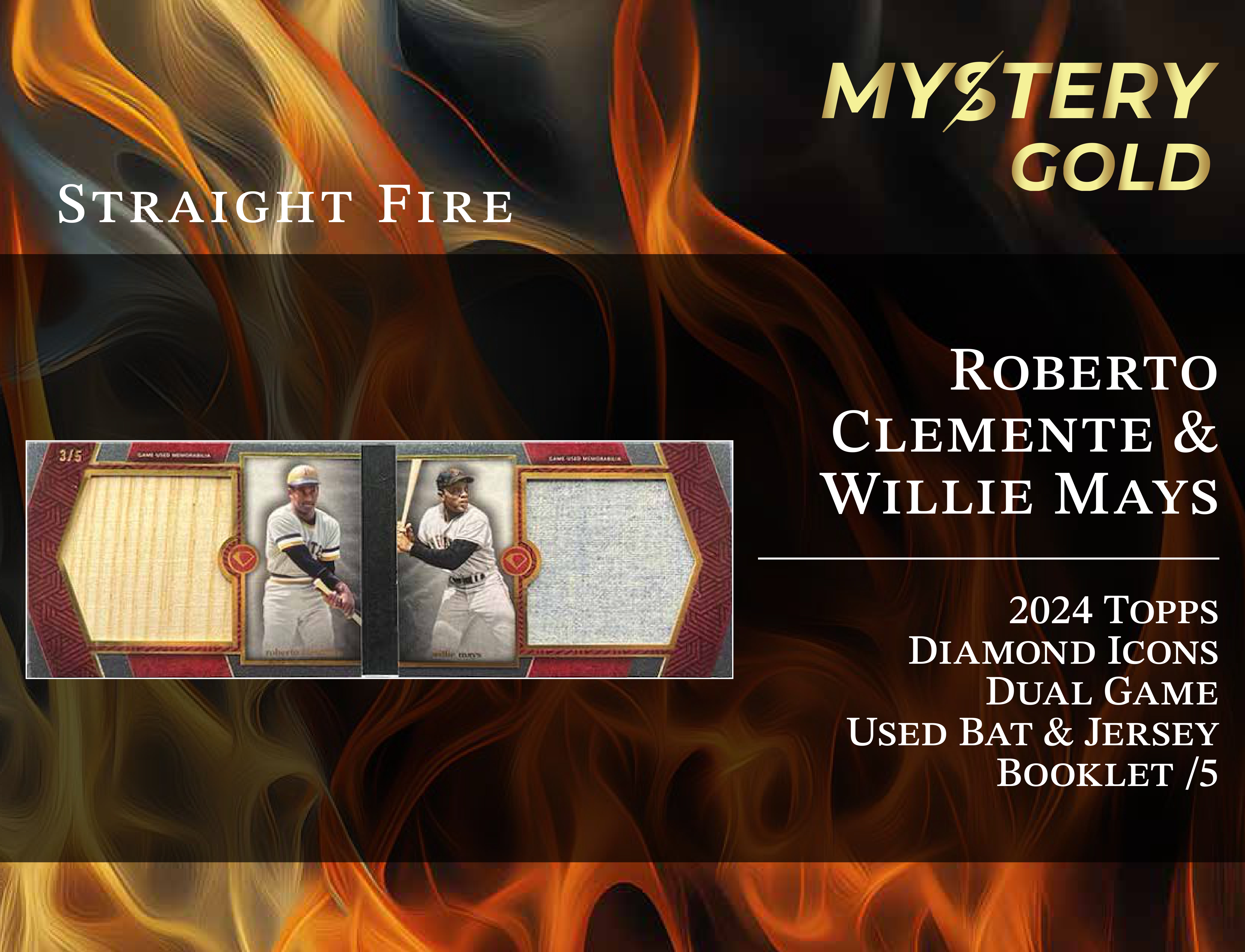 MYSTERY GOLD PRESENTS STRAIGHT FIRE MULTI-SPORT SERIES 1 MYSTERY BOX / PACK - CONTAINS 1 PSA/BGS/CGC/SGC GRADED CARD & 2 AUTO/RELIC CARDS PER PACK! at PristineAuction.com MYSTERY GOLD PRESENTS STRAIGHT FIRE MULTI-SPORT SERIES 1 MYSTERY BOX / PACK - CONTAINS 1 PSA/BGS/CGC/SGC GRADED CARD & 2 AUTO/RELIC CARDS PER PACK! at PristineAuction.com