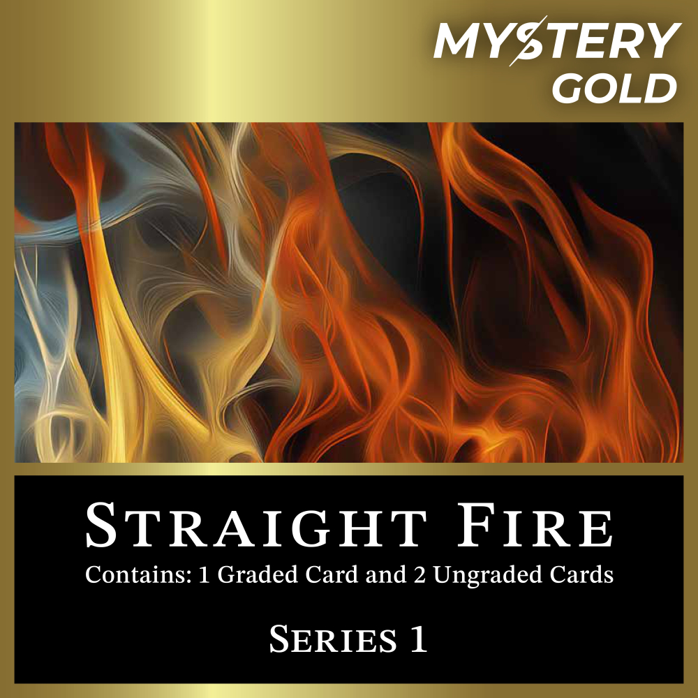 MYSTERY GOLD PRESENTS STRAIGHT FIRE MULTI-SPORT SERIES 1 MYSTERY BOX / PACK - CONTAINS 1 PSA/BGS/CGC/SGC GRADED CARD & 2 AUTO/RELIC CARDS PER PACK! at PristineAuction.com