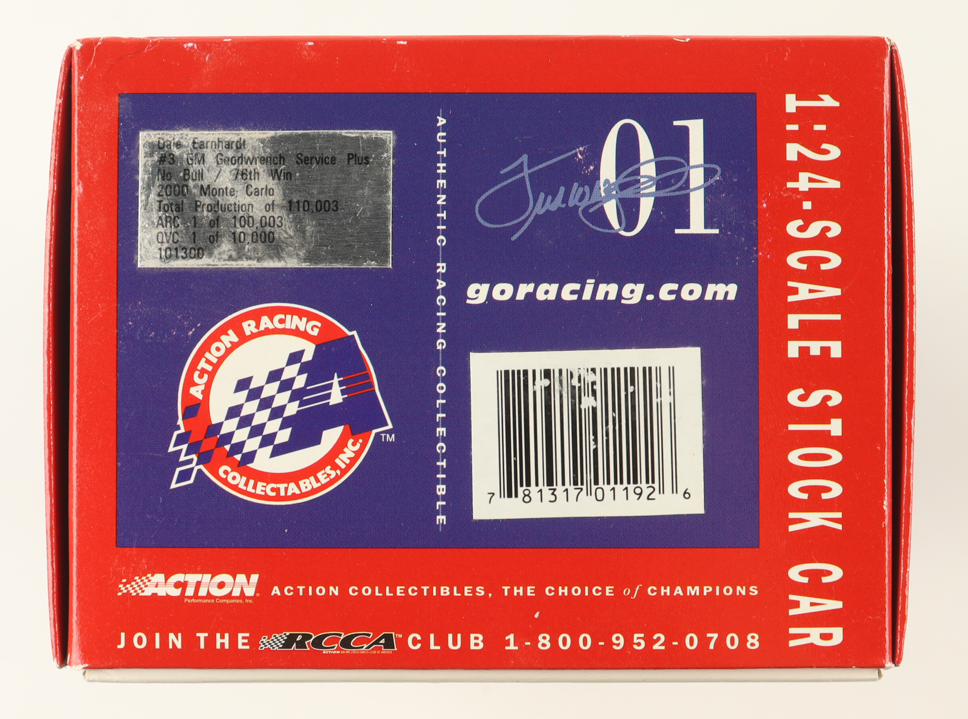Dale Earnhardt Jr. Signed LE NASCAR 2000 #3 Goodwrench Chevrolet Monte Carlo 1:24 Diecast Car (JR Motorsports) at PristineAuction.com Dale Earnhardt Jr. Signed LE NASCAR 2000 #3 Goodwrench Chevrolet Monte Carlo 1:24 Diecast Car (JR Motorsports) at PristineAuction.com