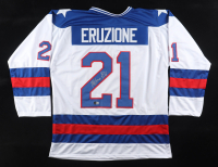 Mike Eruzione Signed Jersey Inscribed "80 Gold" (Beckett) at PristineAuction.com