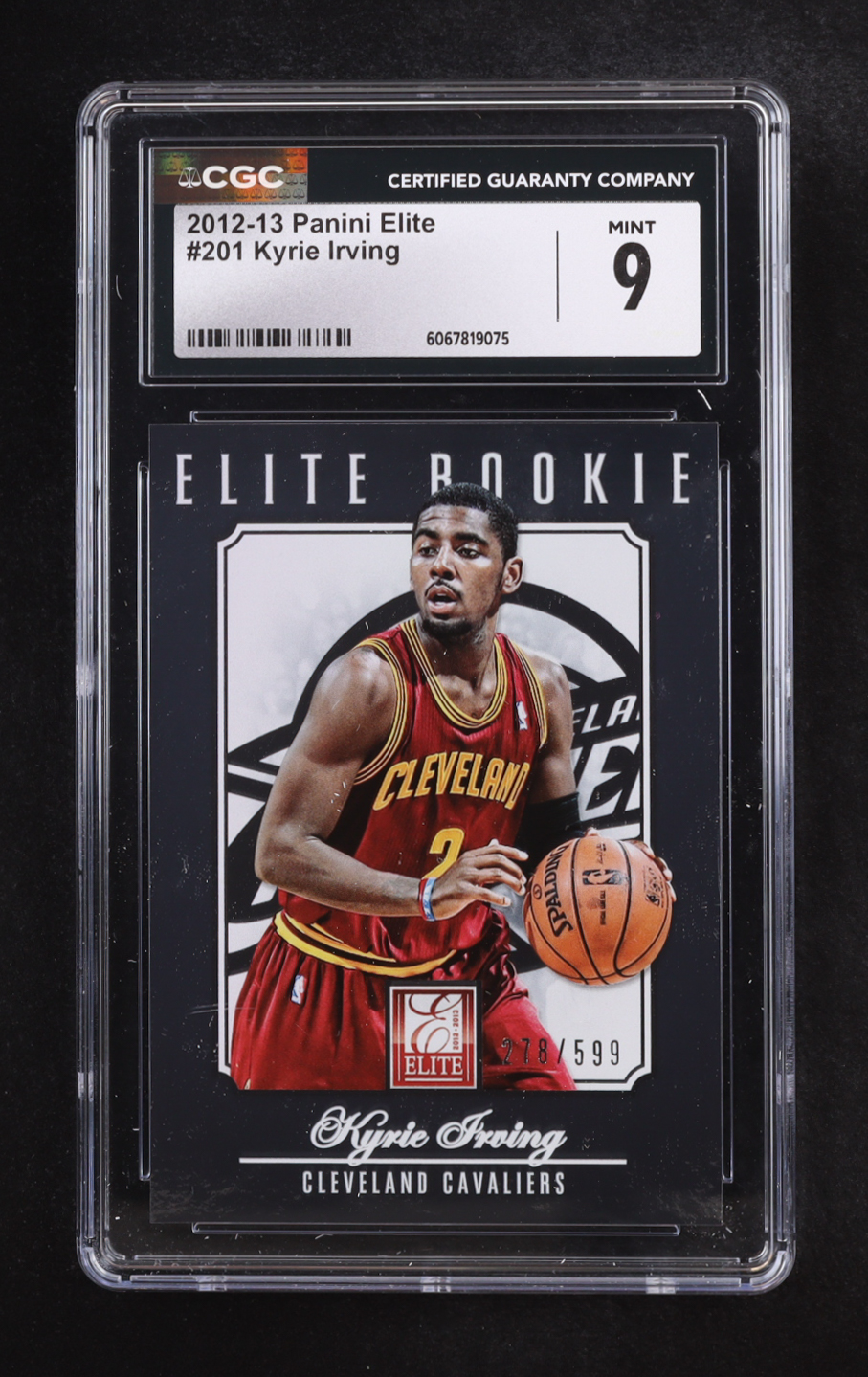 Kyrie Irving 2012-13 Panini Elite #201 RC #278/599 (CGC 9) at PristineAuction.com Kyrie Irving 2012-13 Panini Elite #201 RC #278/599 (CGC 9) at PristineAuction.com