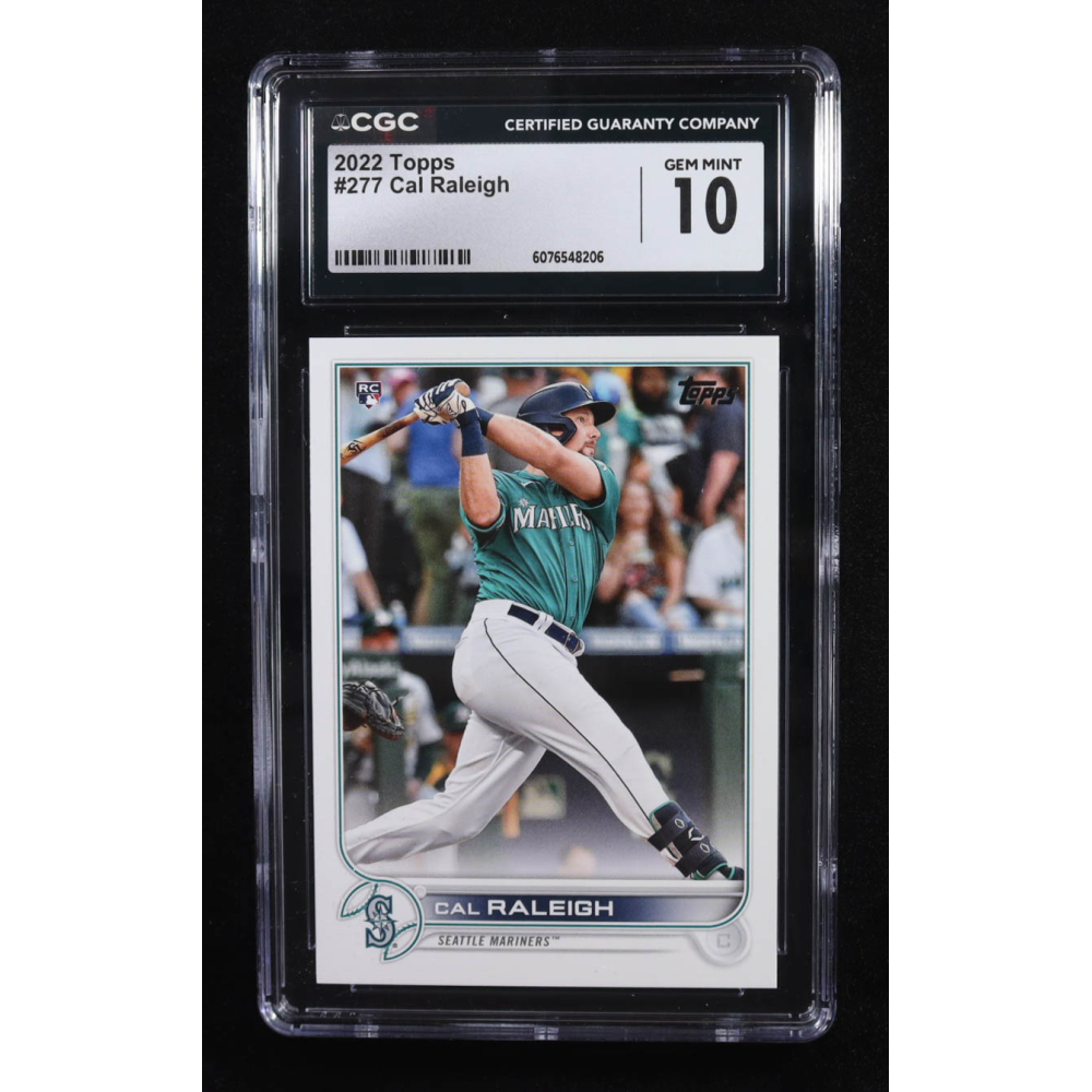Cal Raleigh 2022 Topps #277 RC (CGC 10) at PristineAuction.com