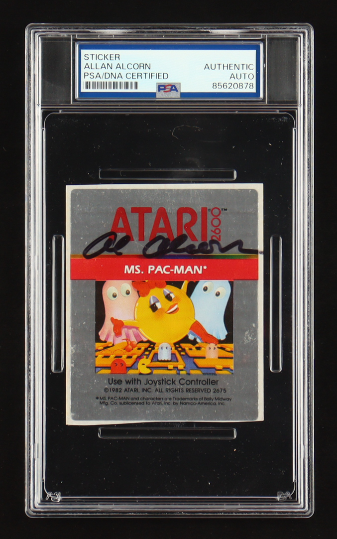 Allan Alcorn Signed Atari Card (PSA) at PristineAuction.com Allan Alcorn Signed Atari Card (PSA) at PristineAuction.com