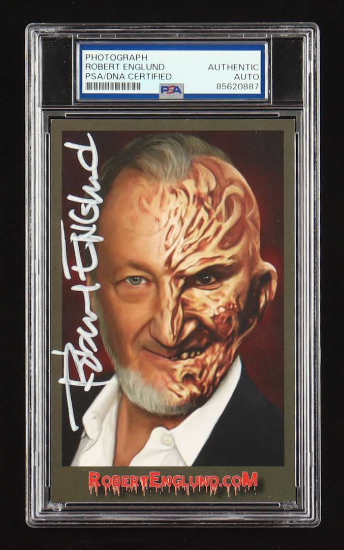Robert Englund Signed "Nightmare on Elm Street" Card (PSA) at PristineAuction.com Robert Englund Signed "Nightmare on Elm Street" Card (PSA) at PristineAuction.com