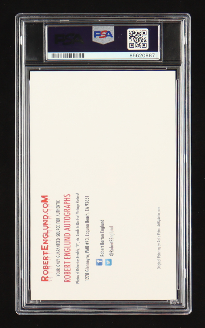 Robert Englund Signed "Nightmare on Elm Street" Card (PSA) at PristineAuction.com Robert Englund Signed "Nightmare on Elm Street" Card (PSA) at PristineAuction.com