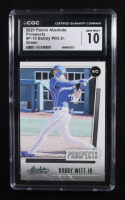 Bobby Witt Jr. 2021 Absolute Prospects Green #10 RC (CGC 10) at PristineAuction.com