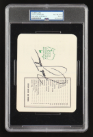Zach Johnson Signed Augusta National Scorecard (PSA) at PristineAuction.com