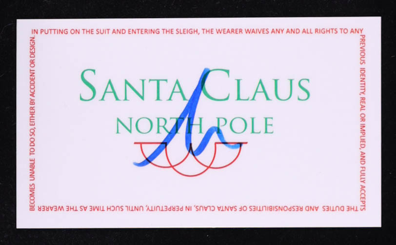 Tim Allen Signed "The Santa Clause" Business Card (PSA) at PristineAuction.com Tim Allen Signed "The Santa Clause" Business Card (PSA) at PristineAuction.com