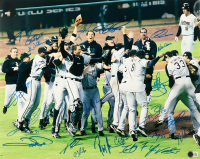 2005 White Sox 16x20 Photo Team-Signed By (23) with Jermaine Dye, Tadahito Iguchi, Carl Everett, Geoff Blum (Beckett) at PristineAuction.com