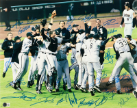 2005 White Sox 16x20 Photo Team-Signed By (23) with Jermaine Dye, Tadahito Iguchi, Carl Everett, Geoff Blum (Beckett) at PristineAuction.com