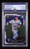 Bo Bichette Signed 2016 Bowman Chrome Draft #BDC74 (PSA | Auto Grade PSA Authentic) at PristineAuction.com