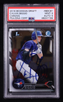 Cavan Biggio Signed 2016 Bowman Chrome Draft #BDC81 RC (PSA 9 | Auto Grade PSA 9) at PristineAuction.com