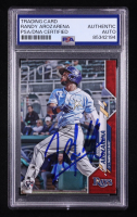 Randy Arozarena Signed 2020 Topps Update Red #U208 (PSA | Auto Grade PSA Authentic) at PristineAuction.com