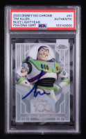 Tim Allen Signed Buzz Lightyear 2023 Topps Chrome Disney 100 Years of Wonder #61 (PSA | Auto Grade PSA Authentic) at PristineAuction.com