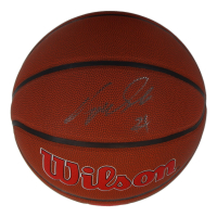 Dominique Wilkins Signed Hawks Logo Basketball (Beckett) at PristineAuction.com