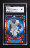 Malik Nabers 2024 Topps Resurgence Blue & Orange Spark Refractor #170 RC (CGC 9) at PristineAuction.com