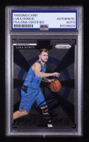 Luka Doncic Signed 2018-19 Panini Prizm Freshman Phenoms #23 (PSA | Auto Grade PSA Authentic) at PristineAuction.com