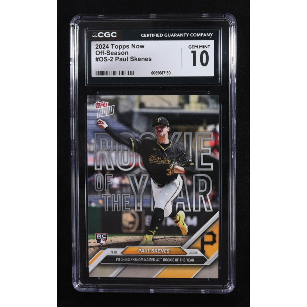 Paul Skenes 2024 Topps Now Offseason #OS2 RC (CGC 10) at PristineAuction.com