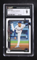 Yoshinobu Yamamoto 2025 Topps Future Stars #231 (CGC 9) at PristineAuction.com