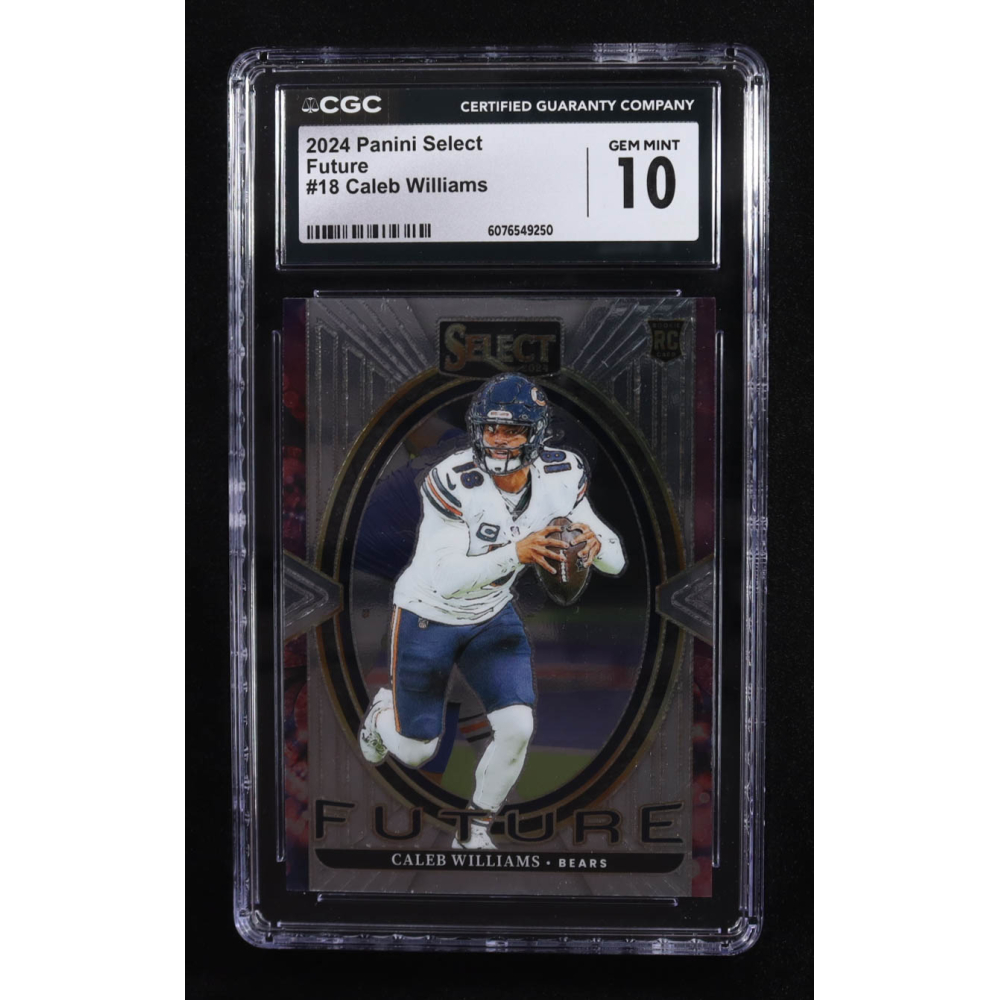 Caleb Williams 2024 Select Select Future #18 RC (CGC 10) at PristineAuction.com