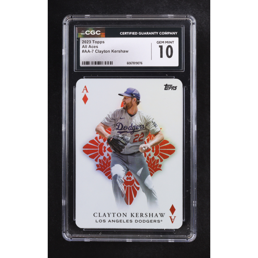 Clayton Kershaw 2023 Topps All Aces #AA-7 (CGC 10) at PristineAuction.com
