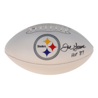 Joe Greene Signed Steelers Logo NFL Football Inscribed "HOF 87" (TSE) at PristineAuction.com