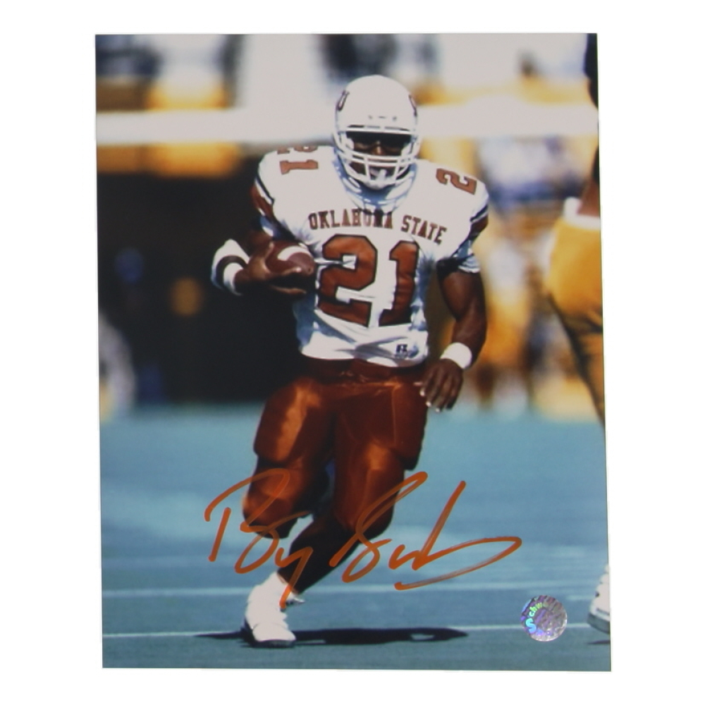 Barry Sanders Signed Oklahoma State Cowboys 8x10 Photo (Schwartz) at PristineAuction.com
