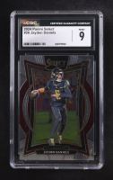 Jayden Daniels 2024 Panini Select #26 RC (CGC 9) at PristineAuction.com