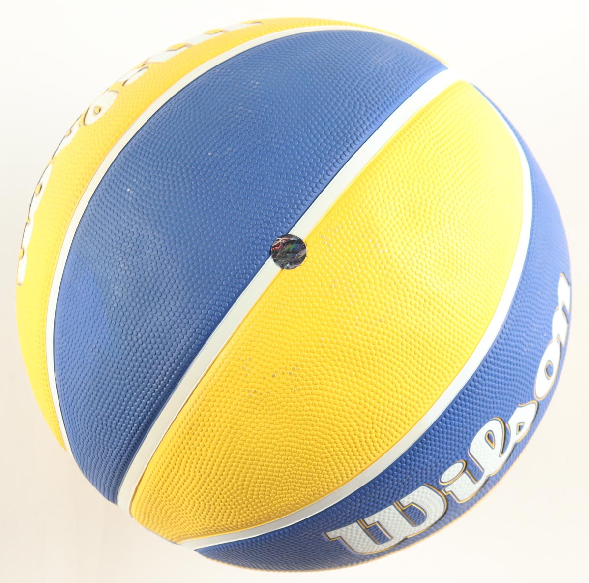 Joe Smith Signed Warriors Logo NBA Basketball Inscribed "'95 #1 Pick" (AWM) at PristineAuction.com Joe Smith Signed Warriors Logo NBA Basketball Inscribed "'95 #1 Pick" (AWM) at PristineAuction.com