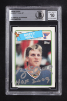 Brett Hull Signed 1988-89 Topps Inscribed "HOF 2009" Auto #66 RC (Beckett | Autograph Grade BGS 10) at PristineAuction.com