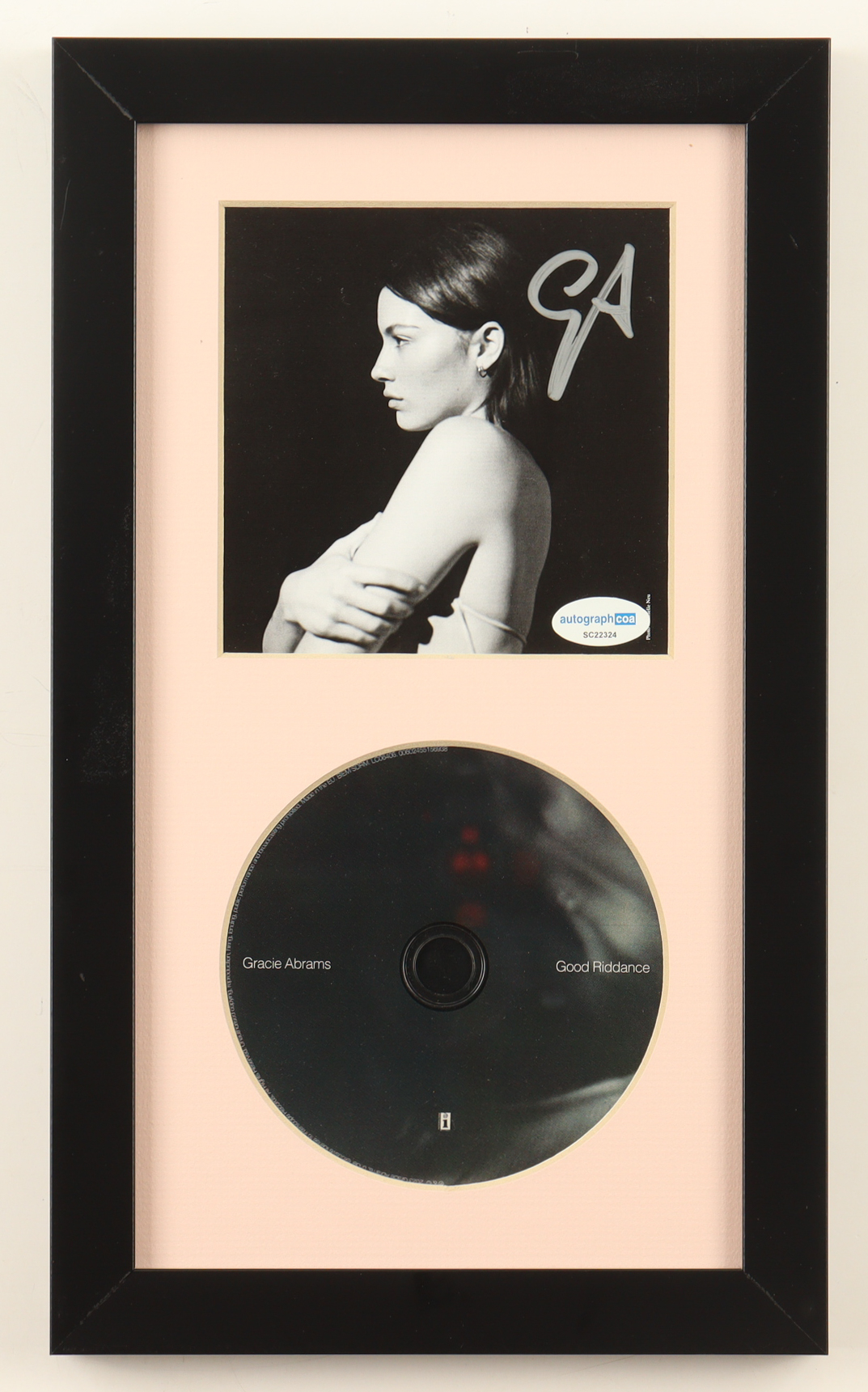 Grace Abrams Signed "Good Riddance" Custom Framed CD Insert Display (ACOA) at PristineAuction.com Grace Abrams Signed "Good Riddance" Custom Framed CD Insert Display (ACOA) at PristineAuction.com