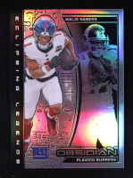 Malik Nabers / Plaxico Burress 2024 Panini Obsidian Eclipsing Legends Silver #15 #32/99 at PristineAuction.com