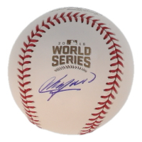 Aroldis Chapman Signed 2016 World Series Baseball (Beckett) at PristineAuction.com