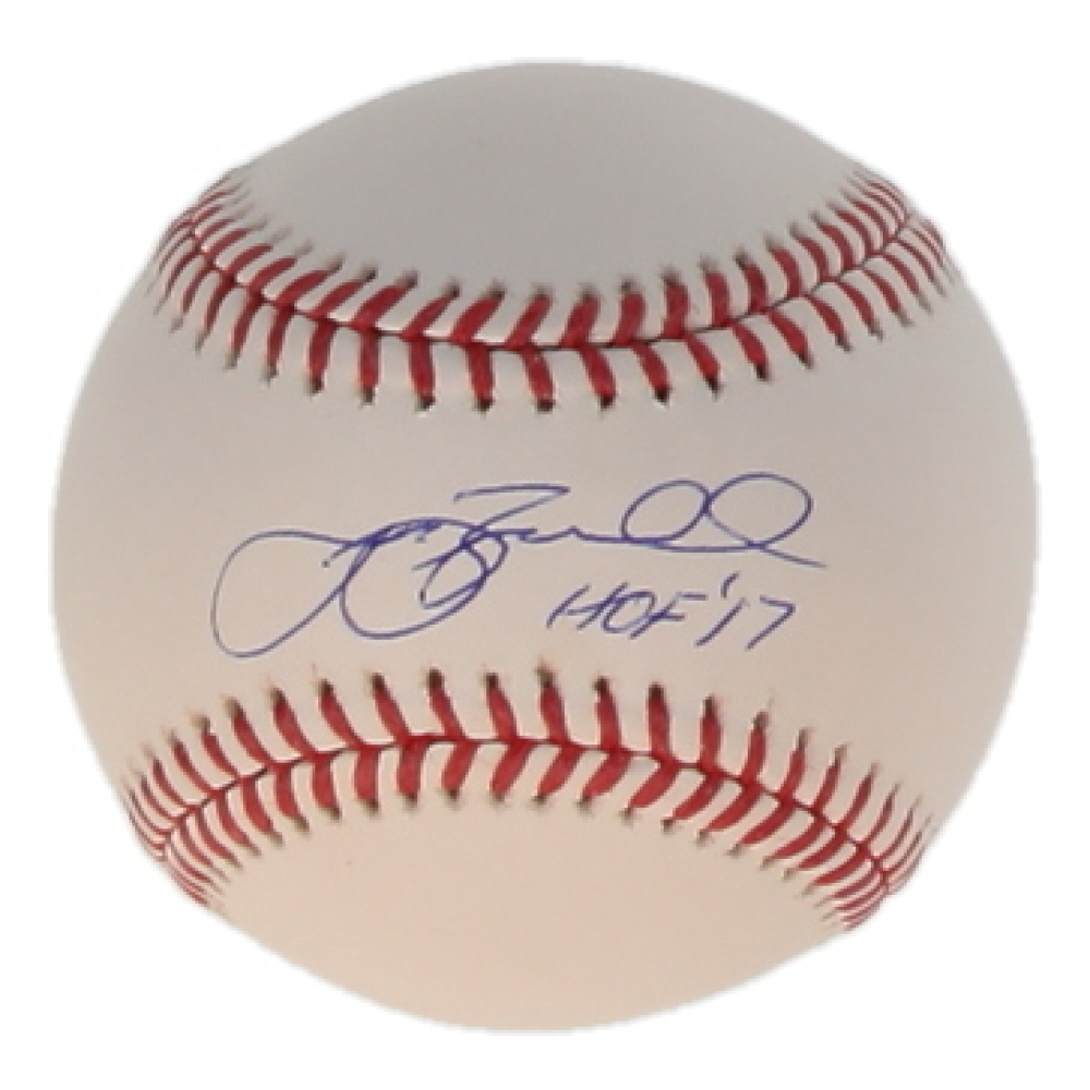Jeff Bagwell Signed OML Baseball Inscribed "HOF '17" (TriStar) at PristineAuction.com
