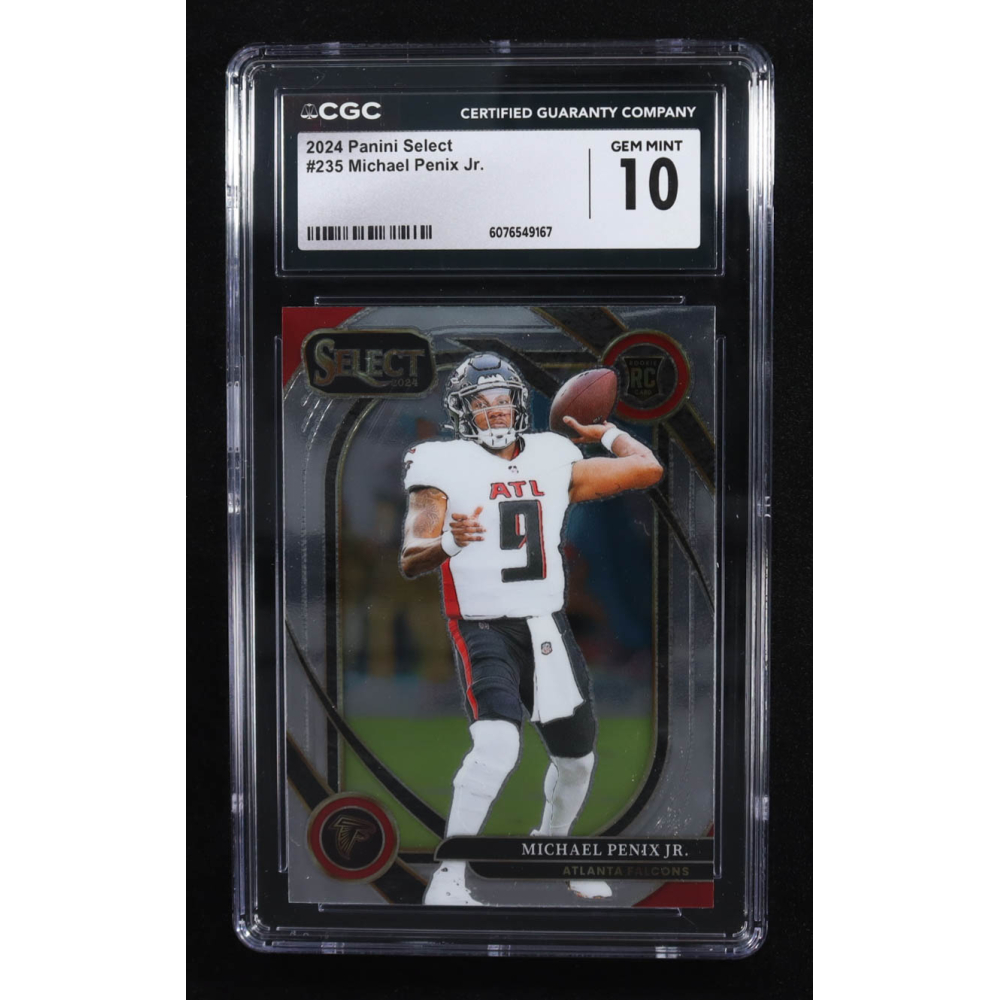 Michael Penix Jr. 2024 Select #235 RC (CGC 10) at PristineAuction.com