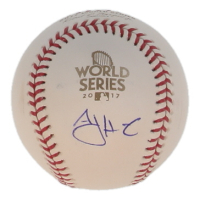 AJ Hinch Signed 2017 World Series Baseball (Beckett) at PristineAuction.com
