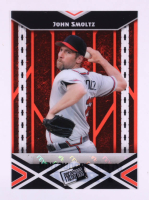 John Smoltz Fleer Press Pass Clear Red Pre-Production Proof #NNO #1/1 at PristineAuction.com