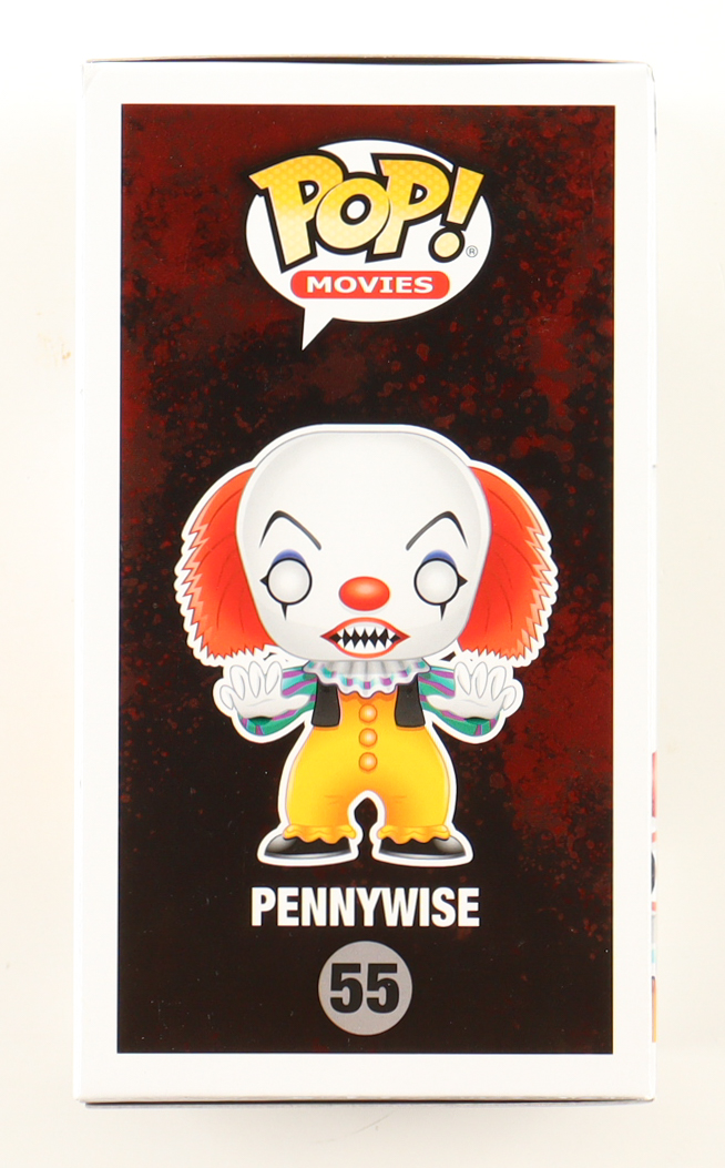 Tim Curry Signed "IT: The Movie" #55 Pennywise Funko Pop! Vinyl Figure (JSA & Curry & OC) at PristineAuction.com Tim Curry Signed "IT: The Movie" #55 Pennywise Funko Pop! Vinyl Figure (JSA & Curry & OC) at PristineAuction.com