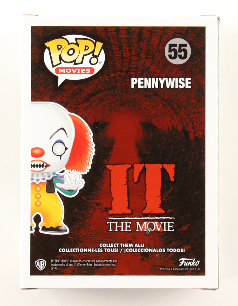Tim Curry Signed "IT: The Movie" #55 Pennywise Funko Pop! Vinyl Figure (JSA & Curry & OC) at PristineAuction.com Tim Curry Signed "IT: The Movie" #55 Pennywise Funko Pop! Vinyl Figure (JSA & Curry & OC) at PristineAuction.com