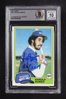 Harold Baines Signed 1981 Topps Inscribed "HOF 2019" Auto #347 RC (Beckett | Autograph Grade BGS 10) at PristineAuction.com