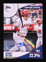 Shohei Ohtani 2022 Topps Significant Statistics Autographs #SS2 #06/10 at PristineAuction.com