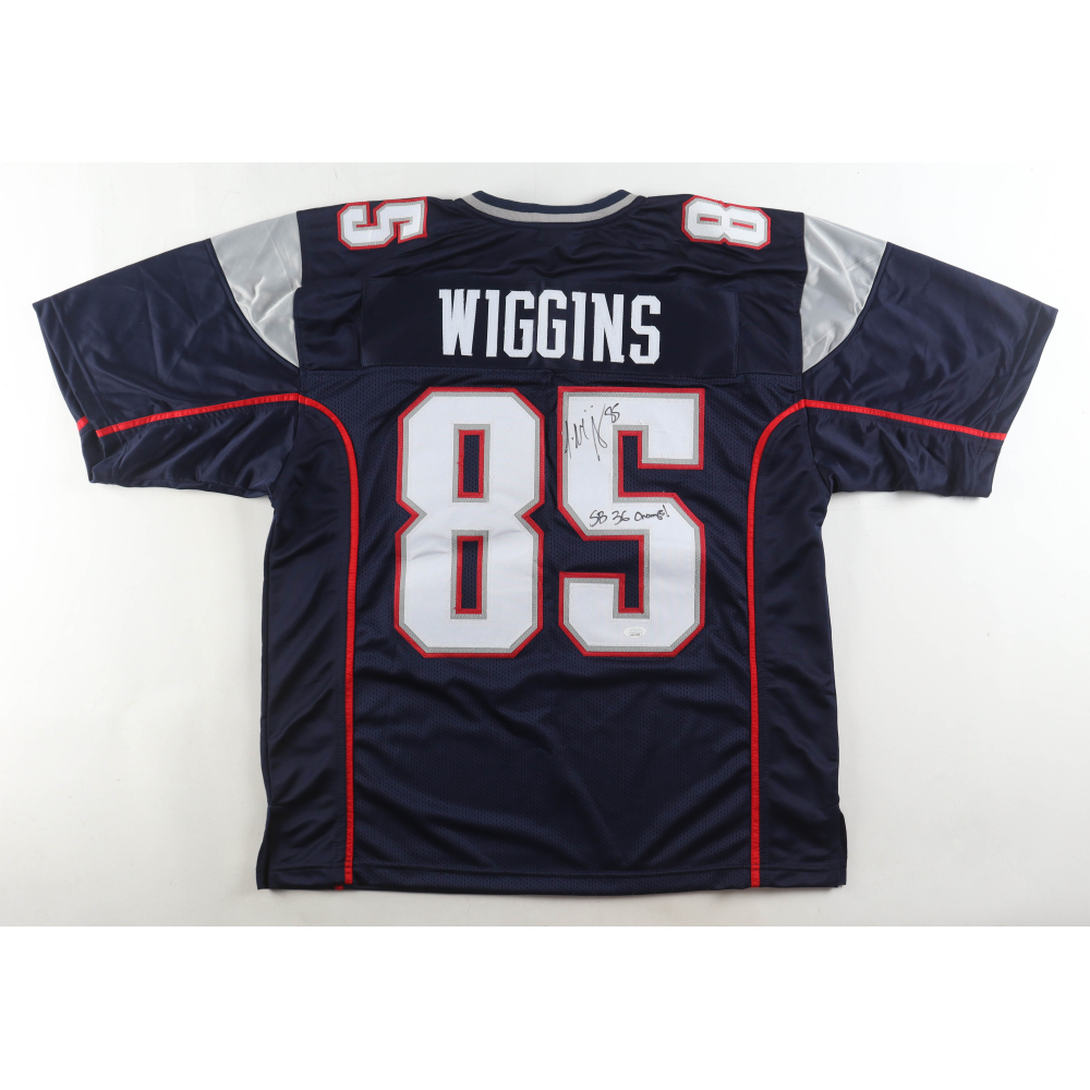 Jermaine Wiggins Signed Jersey Inscribed "SB 36 Champs!" (JSA) at PristineAuction.com
